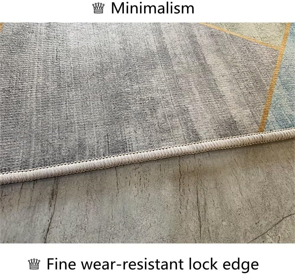 RUGMRZ Tappeto Palestrina Bambini 50x70cm Tappeto camera da letto blu viola Accessori per camera da ragazza Design moderno antiscivolo Tappeti Per Salotto