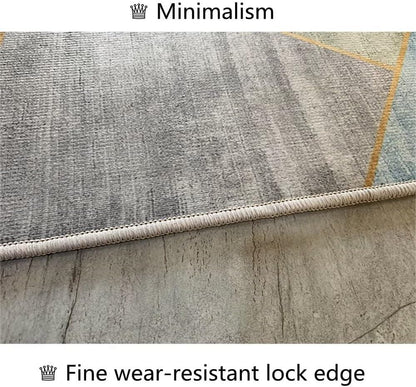 RUGMRZ Tappeto Palestrina Bambini 50x70cm Tappeto camera da letto blu viola Accessori per camera da ragazza Design moderno antiscivolo Tappeti Per Salotto