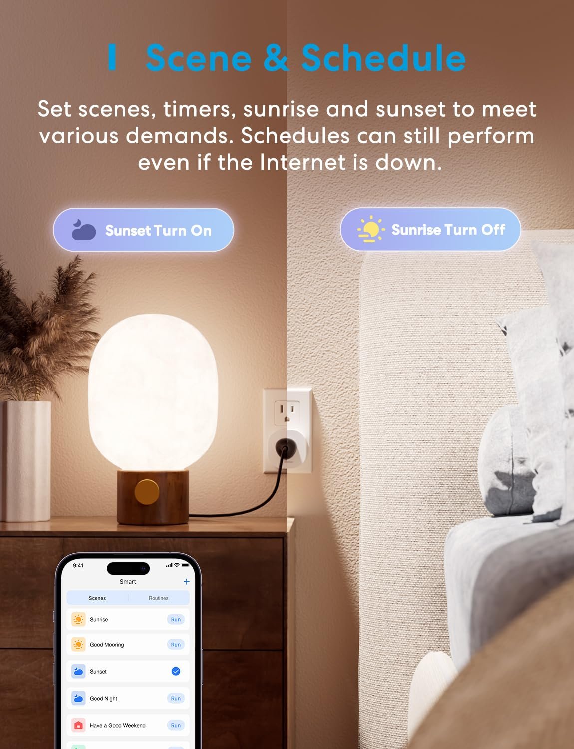 meross Matter Smart Plug Mini, Easy Setup, 100% Privacy Matter Smart Home, Work with Alexa, HomeKit, Google Home with Schedule and Timer, App and Voice Control, 2.4G Wi-Fi Only (4 Pack)