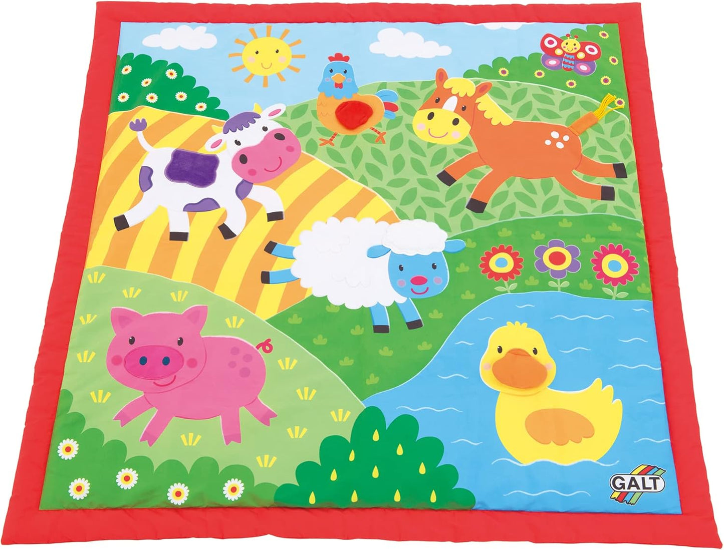 Galt Toys, Large Playmat - Farm, Baby Play Mat, Ages 0 Months Plus