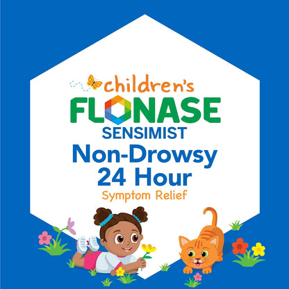 Flonase Sensimist Allergy Relief Nasal Spray for Adults and Kids - 120 Sprays Total (2 Bottles of 60 Sprays Each)