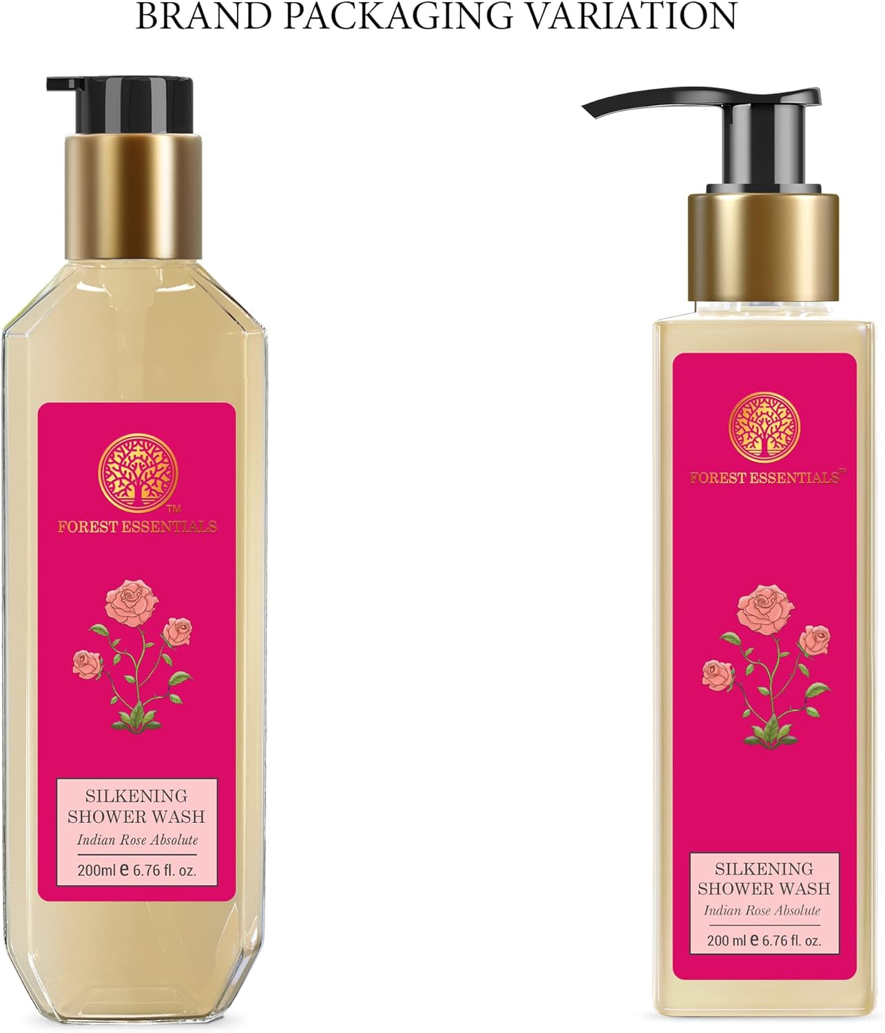 Forest Essentials Indian Rose Absolute Silkening Shower Wash, 200ml