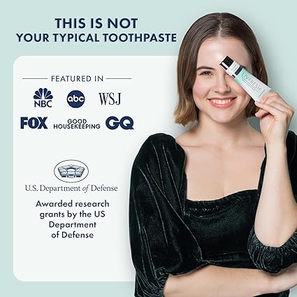 Toothpaste Gel, Clinically Proven to Remove Plaque 250% Better, Improves Gum Health 190% Better, Prevents & Reduces Tartar, Freshens Breath, SLS Free Dental Gel, Wintergreen, 2 Pack