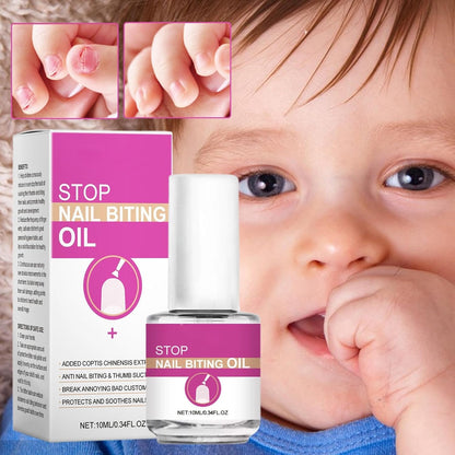 Stop Nail Biting Kids - Anti Nail Biting Nail Oil - Nail Care No Bite Nail Polish, Nail Biter Stopper, Safe & Effective Solution, Stop Biting Nails for Kids