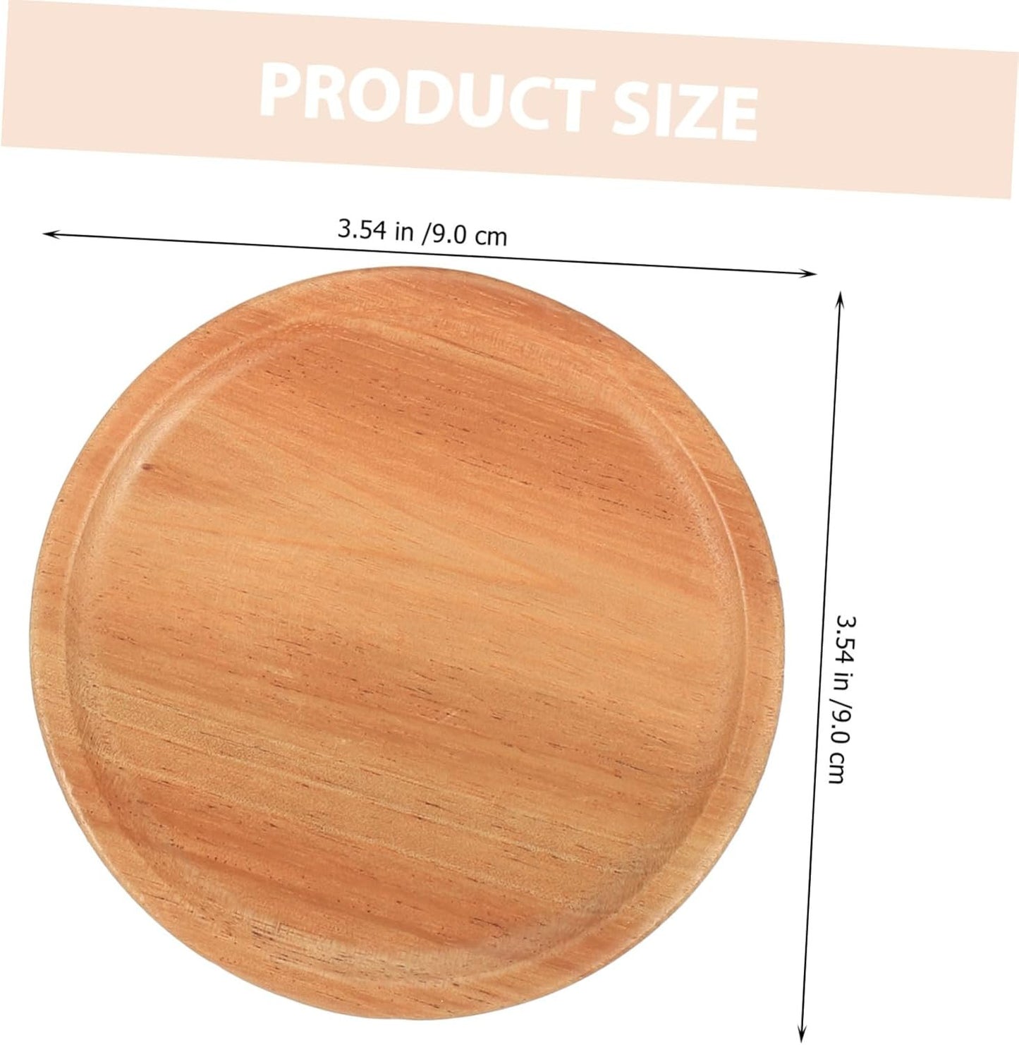 HAKIDZEL 4pcs Wooden Jar Lids Sealed Wide Mouth Canning Jar Lids Replacement for Storage Containers for Jam
