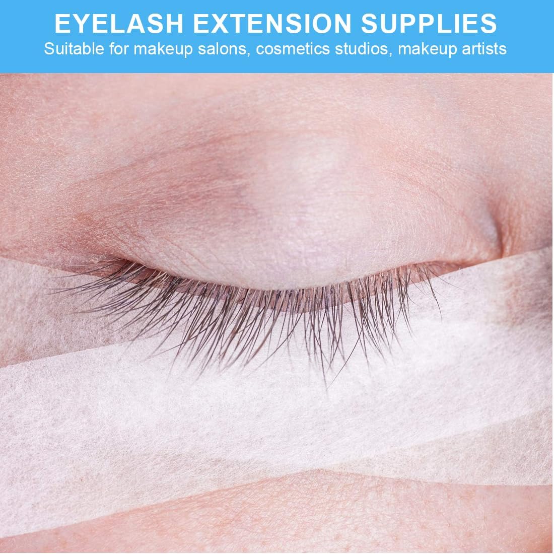 SGERUFZ 6 Rolls Eyelash Tape, Breathable Eyelash Adhesive Tape, Eyelash Insulating Tape for DIY Extensions, Eyelash Lamination, Make Up Accessories (zwei Materialien)