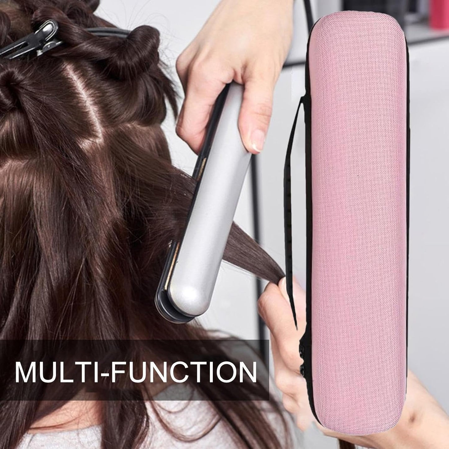 Travel Hair Tool Bag, Waterproof Curling Iron Bag, Portable Travel Accessories, Multifunctional Hair Care Accessories for Men and Women