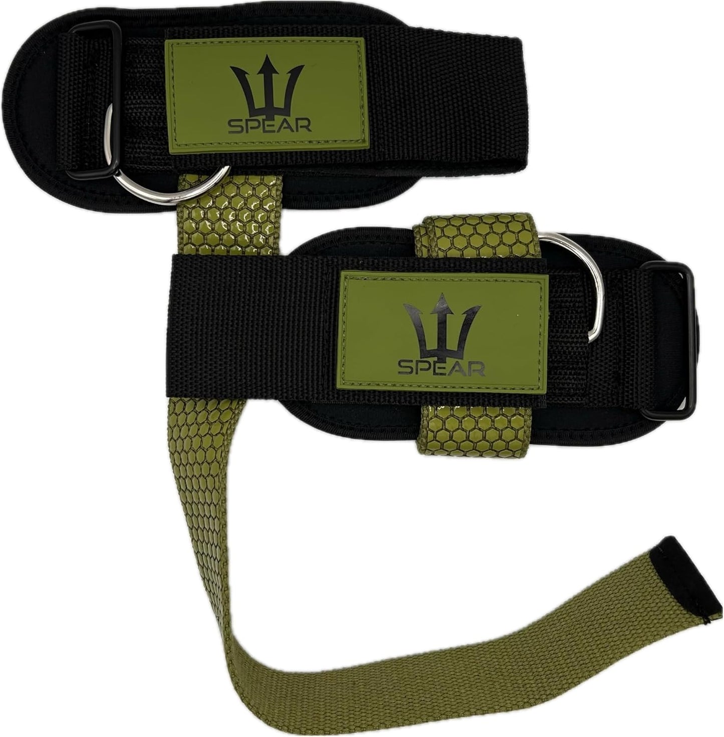 D Ring Lifting Straps For Weightlifting, Cable Machine Workout, Hex Silicone Grips, Wrist Straps With Cuffed D Ring for Deadlifting, Bodybuilding, Powerlifting, Weight Lifting Wrist Wraps for Gym & Training