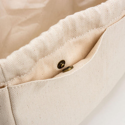 YONBEN Insert Organizer Bag - Tote Bag Organizer for Purse Organizer Insert for Small、middle and Large Totes - Drawstring Canvas - Perfect for Purse Organization - Cotton Canvas Pouches