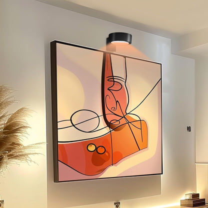 Wireless Wall Lights, Smart Control LED Wall Lamps, Battery-Operated Accent Lighting, 3.39 x 1.18 Inches, Adjustable RGB Color Modes, Timer Function, Best for Home, Bedroom