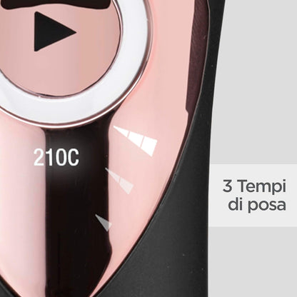 BaByliss C1031E Curl Secret Lite Automatic Curl Curl with Auto Curl Technology, Ceramic Coating, 3 Curl Directions, 5 Temp, 3 Stroke Times, Auto-Curl Technology, Multi-Voltage