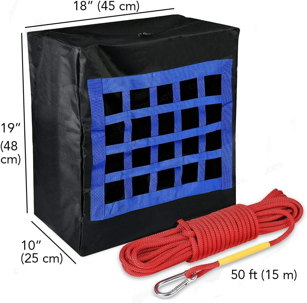ISOP Fire Evacuation Bag for Pets up to 25 kg - 15m Rope Included - Fire Escape Device for Cats and Dogs - Emergency Evacuation Kit - Rescue Tool - Survival Kit for Pets - Life-saving Dog Carrier