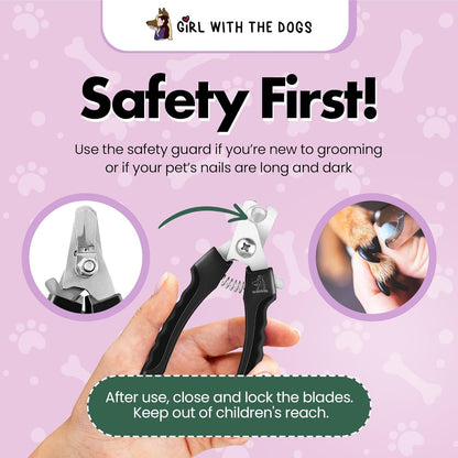 Pet Nail Trimmer - Nail Clippers for Grooming and Claw Care for Small & Large Dogs - Nail Trimmer (Small)