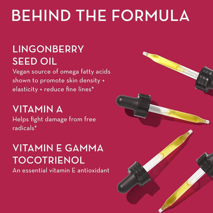 HUM Arctic Repair - Anti-Aging Supplement - Vitamins A & E Rejuvenate Skin Hydration - Omega 3, 6 & 9 with Lingonberry Seed Oil to Help Diminish Appearance of Wrinkles (90 Vegan Softgels)