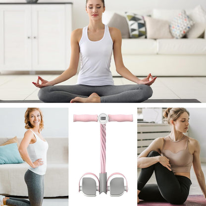 Fitness Pedal Puller Rope, Elastic Tension Training Equipment, Consistent Exercise Efficiency, Pedal Ankle Exerciser for Arms, Abdomen, Stomach, Biceps, Legs, Shoulders, Stretching and Workout Gear