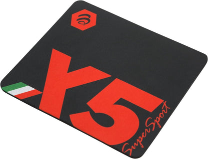 BuzzTV X5 SS Android 13 TV Box, 4GB DDR4 RAM, 128GB Storage, Scarlet Red Aluminum, Voice-Controlled Remote, Wireless AX, USB-C, Global Power Adapters