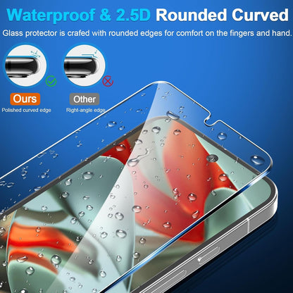 3 Pack Glass Screen Protector for Google Pixel 9, Ultrasonic Fingerprint Unlock, HD Clear Case Friendly Tempered Glass for Google Pixel 9 Screen Protector 5G