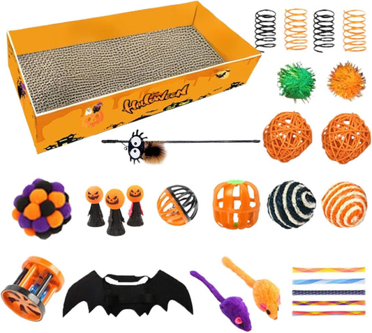 Set di 27 tiragraffi piatti per gatti, protezione per mobili in appartamento, soggiorno, camera da letto, giardino, patio