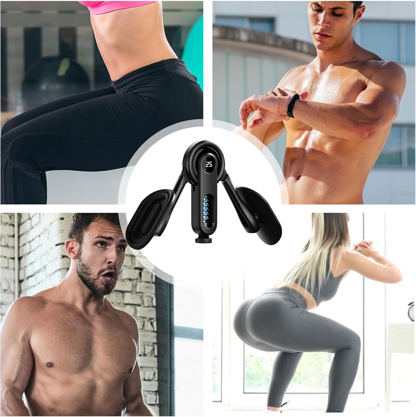 Allenatore Pavimento Pelvico Donna,Allenamento Muscoli Interni Coscia | Esercitatore Anca Regolabile 10-100 Kg con Doppia Molla per Riabilitazione Pelvica Rafforzamento Muscolare e Recupero Postpartum