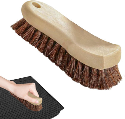 Horse Hair Detailing Brush, Long Bristle Cleaning Tool, Car Interior Applicator, Soft Multifunctional Brush, Gentle on Surfaces, Made of Horsehair Material, 6.3x2.56x1.77in