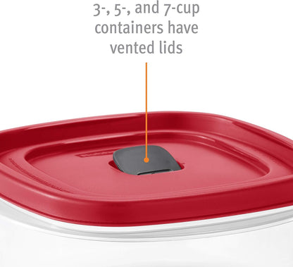 Rubbermaid Easy Find Lids Food Storage and Organization Containers