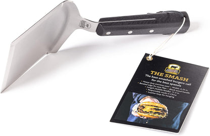 Certified Angus Beef The Smash - Big Smash Burger Spatula Heavy Duty Stainless Steel Burger Smasher Tool for Griddle Accessories, Kitchen Gadgets, and Grill Accessories
