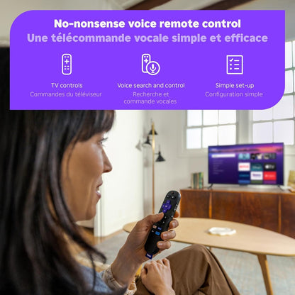 Roku® Streaming Stick™ 2025 - HD Roku Streaming Device for TV with Voice Remote - Free & Live TV