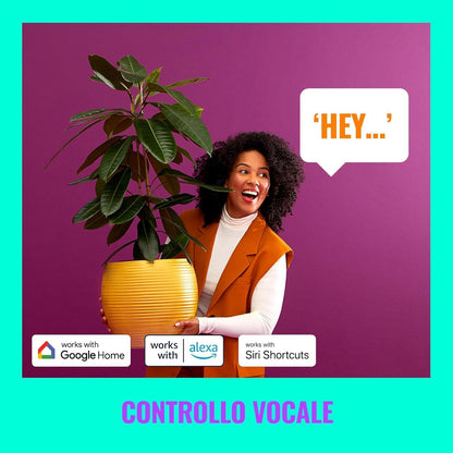 WiZ SuperSlim Smart Ceiling Light, 430 mm, 22 W, White or Coloured Light, SpaceSense Technology, Voice Control, Dimmable, Black