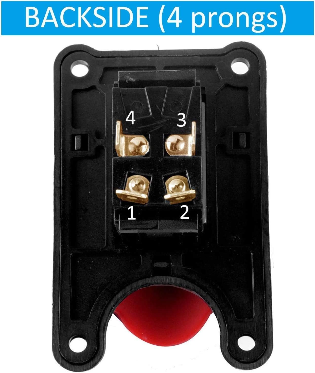 71649 Table Saw Paddle Switch Replacement Compatible with R-yobi Crafts-Man, Dual Safety Power Tool Locking Switch for Emergency Stop, 120V/250V Paddle On/Off Switch for Table Saw