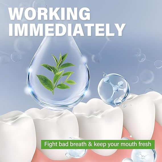 Gum Restore Drops, Gum Repair for Receding Gums & Stain Removal, Bad Breath Treatment for Adults, Oral Regrowth Treatment, 60ml