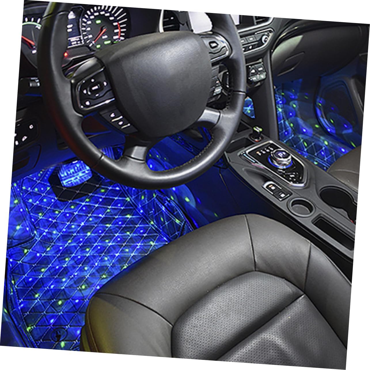 FUNOMOCYA USB Powered Car Led Lighting Lamp Voice Control for Car Decoration and Night Ambience