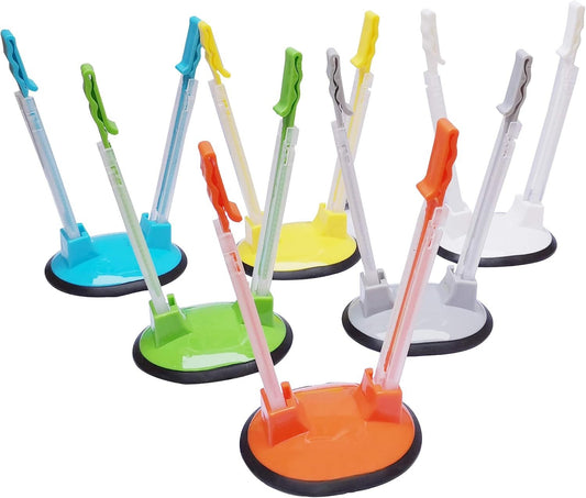 Baggy Rack For Ziploc Bag Holder, Food Prep & Freezer Bag Holders, 6 Pack/6 Color