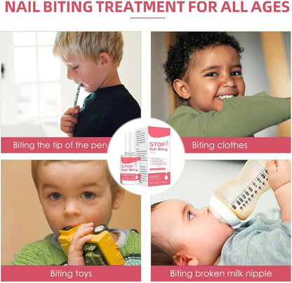 Anti Nail Biting Polish for Kids - 0.5fl oz Nail Bite Stopper,Bitter Taste, Stop Nail Biting Polish, Thumb Sucking Stop for Kids, Anti Nail Biting Polish Nail Biting Care for Kids and Adults