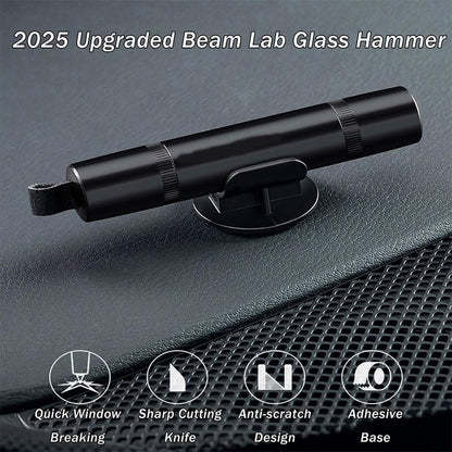 Life Hammer Car, Safe Hero Life Hammer, Car Window Breaker and Seat Belt Cutter, Emergency Escape Tool One Second Window Breaker, Fast Cutting Belt (Sliver)