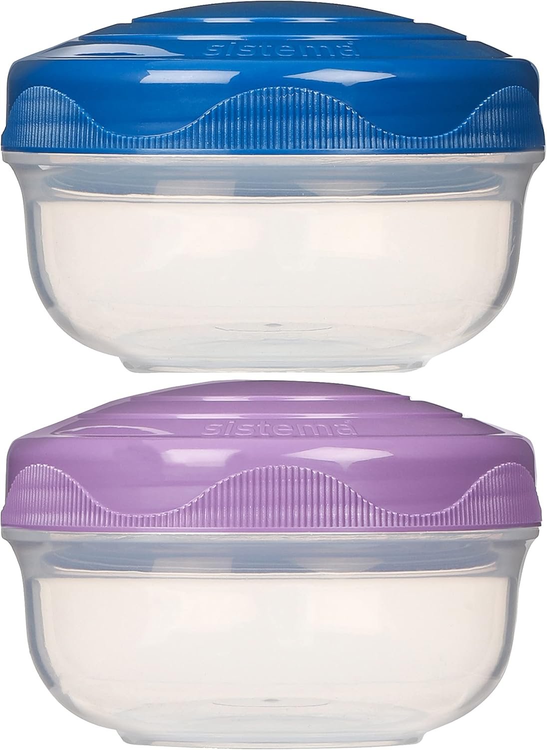 Sistema To Go PortionPod Food Storage Containers, 210 mL, Assorted Colours, 2 Pack