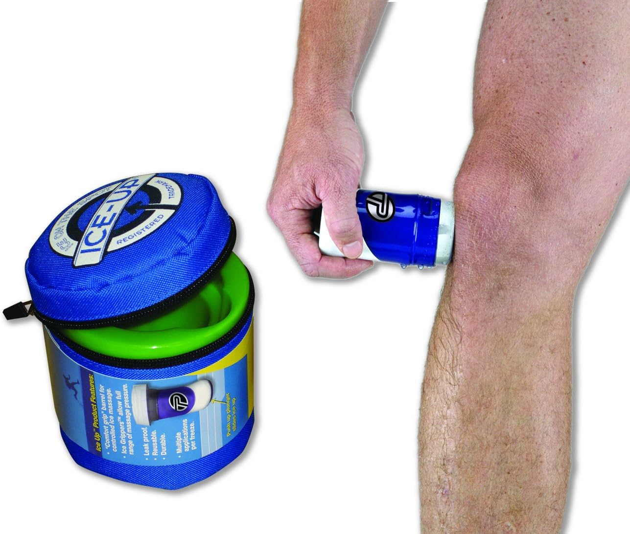 Pro-Tec Athletics Ice-Up Portable Ice Massager - Ice Massage Therapy Tool