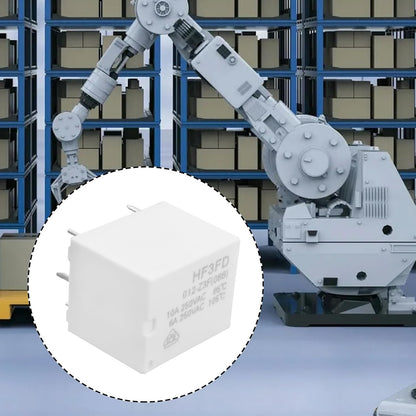 Micro Traders 2PCS 5-pin 10A 250VAC Relay HF3FD 012-Z3F Relay 12VDC Suitable for Industrial Automation Home Appliance Control Automotive Electronics