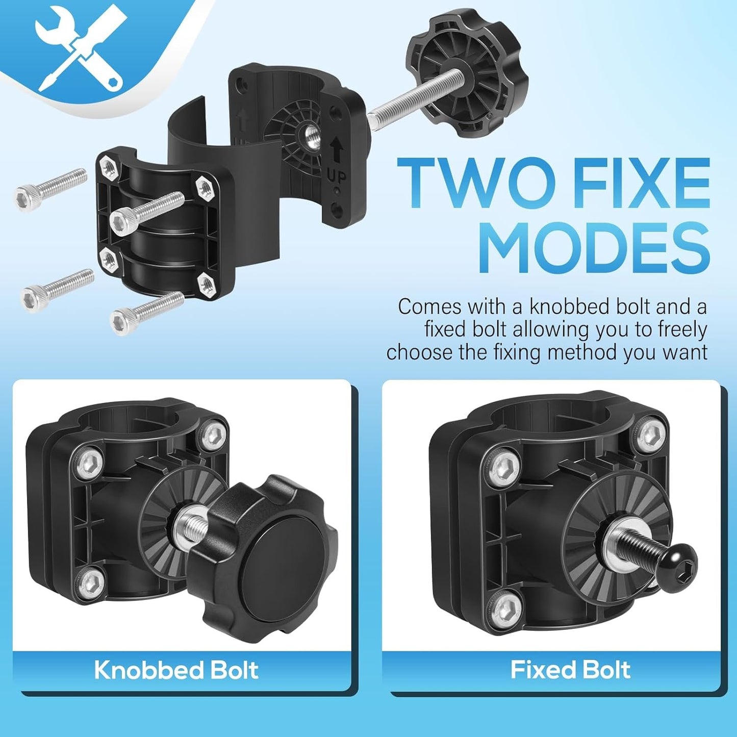 0 Degree Pole Mount Fits for Garmin Livescope Plus LVS34, for LiveScope Plus System, Transducer Bracket 010-13228-03