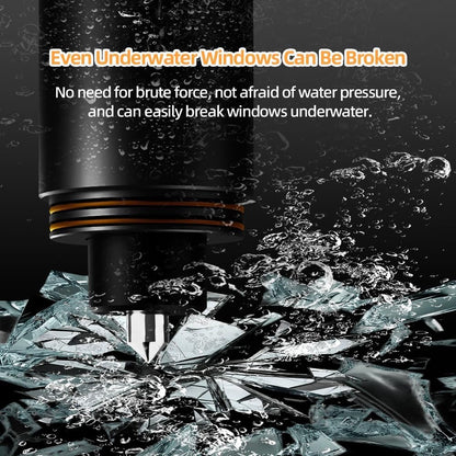 Ubitree 2-in-1 Emergency Car Escape Tool - Window Breaker & Seat Belt Cutter, Portable Safety Hammer for Auto, Land, and Underwater Survival, Multifunctional Emergency Gadget