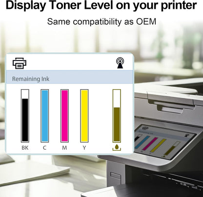 greencycle 125A Magenta Compatible Toner Cartridge Replacement for HP 125A CB543A Toner Works on Color Laser Jet CM1312 MFP CP1215 CP1515n CP1518ni Series Printer - 1 Pack CB543A, Magenta