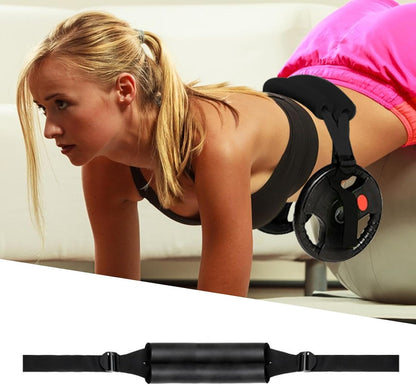 Hip Thrust Belt, Non Slip Lifting Belt, Portable Workout Equipment, Reusable Squat Attachment for Home Gym, Strength Training, Weightlifting, Glute Exercise, Adjustable Fitness Gear, 120x1x1cm