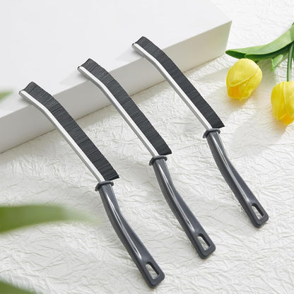Sunbilien Crevice Cleaning Brushes， Scrub Tool for Hard to Reach Tight Spaces,Home Essentials for Shower, Bathroom, Kitchen, Toilet & Windows Deep Clean Corners, Grout,Tiles, Sinks