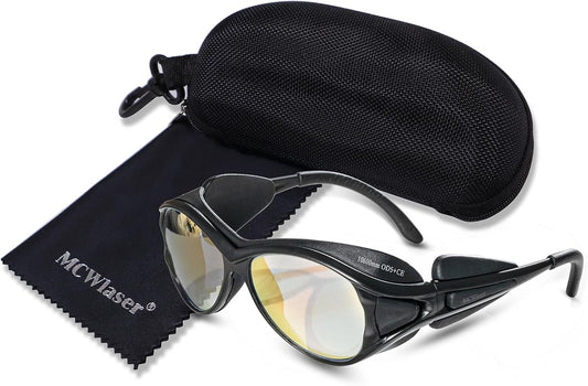 MCWlaser CO2 Safety Laser Glasses 10600nm 10.6um Laser Goggles for CO2 Laser Engraving Cuttinge Beauty Treatment Instrument