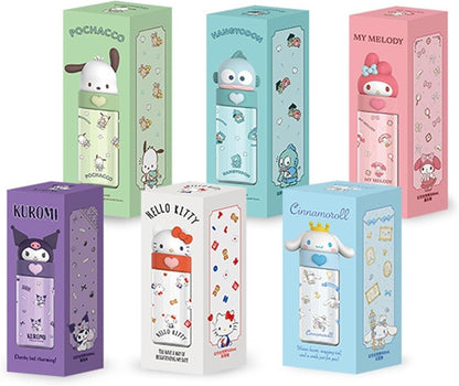 Roffatide Cartoon Kuromi Plastic Cup Bottle Portable Tumblers Travel Mugs Plastic Shaker Bottle Direct Drinking Cup Water Track Bottle Portable Leakproof Water