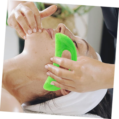 WRITWAA 2 Pezzi Scheda Raschiaggio a Forma Di Scimitar Asse Raschiatura Attrezzo Massaggio Corpo Raschietto Per Massaggi Tavola Raschiante Massaggiatore a Mano Resina