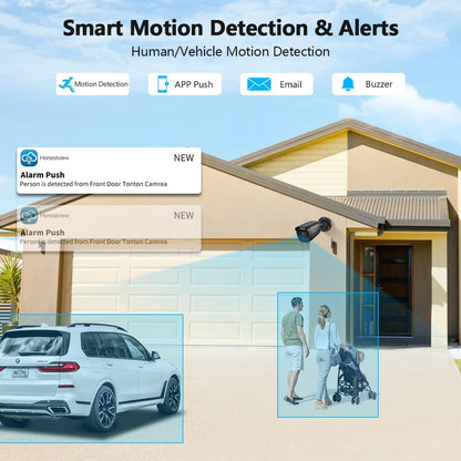 Full HD 5MP Definition Wired Security Camera System Outdoor Home Video Surveillance Cameras CCTV Camera Security System Outside Surveillance Video Equipment Indoor DVR Recorder