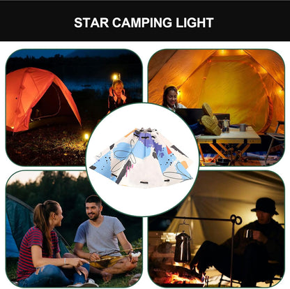 Camping Lamp, Umbrella Lampshade, Portable Light Cover, Decorative Design Fixture Replacement Globe for Poolside, Backyard, Beach, Courtyard, Deck, 6.69 Inches