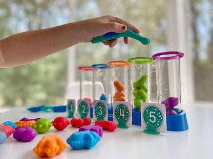 Learning Resources Silly Science Fine Motor Sorting Set, STEM Toys for Kids, Educational Toy, Preschool Fine Motor Skills, PreK Manipulatives, 55 Pieces, Age 3+