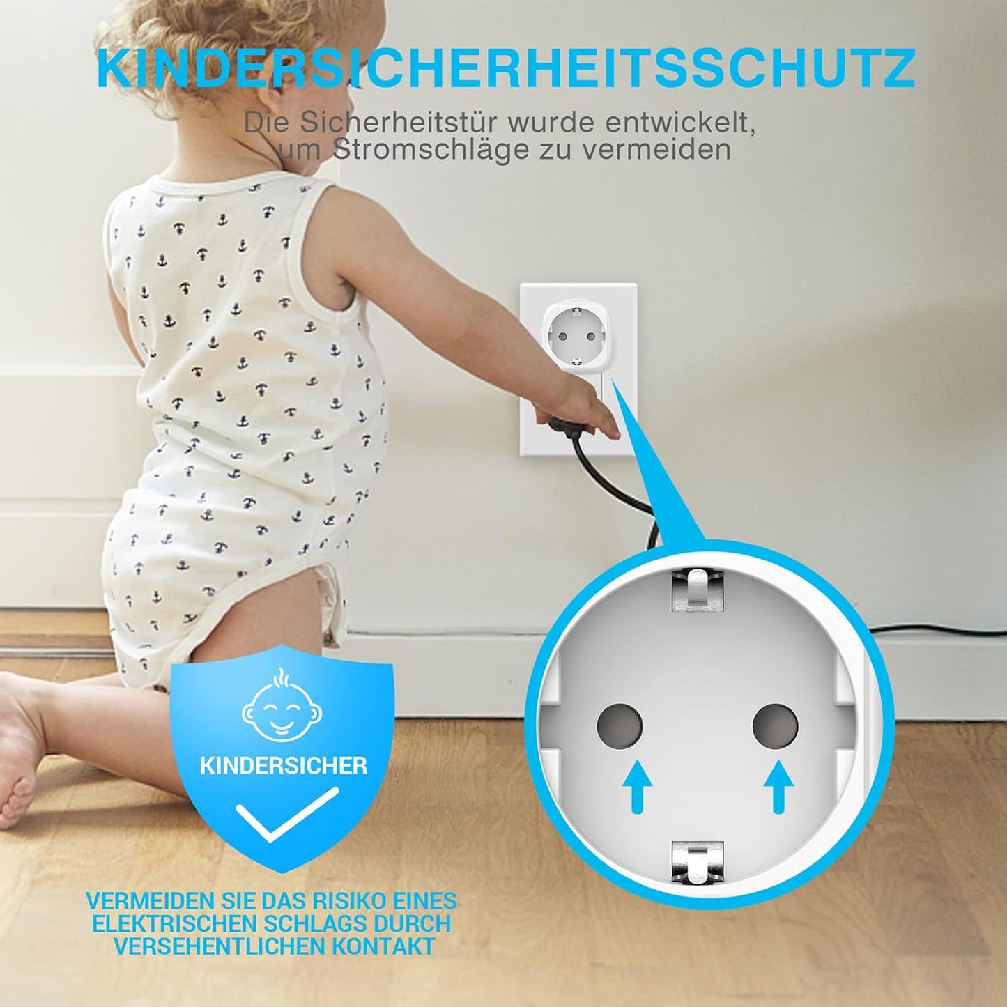 VINTAR 1PC South Africa Plug Adapter Travel Adapter Germany/EU to South Africa South Africa Mozambique Bhutan Travel Adapter Type M CE Approved