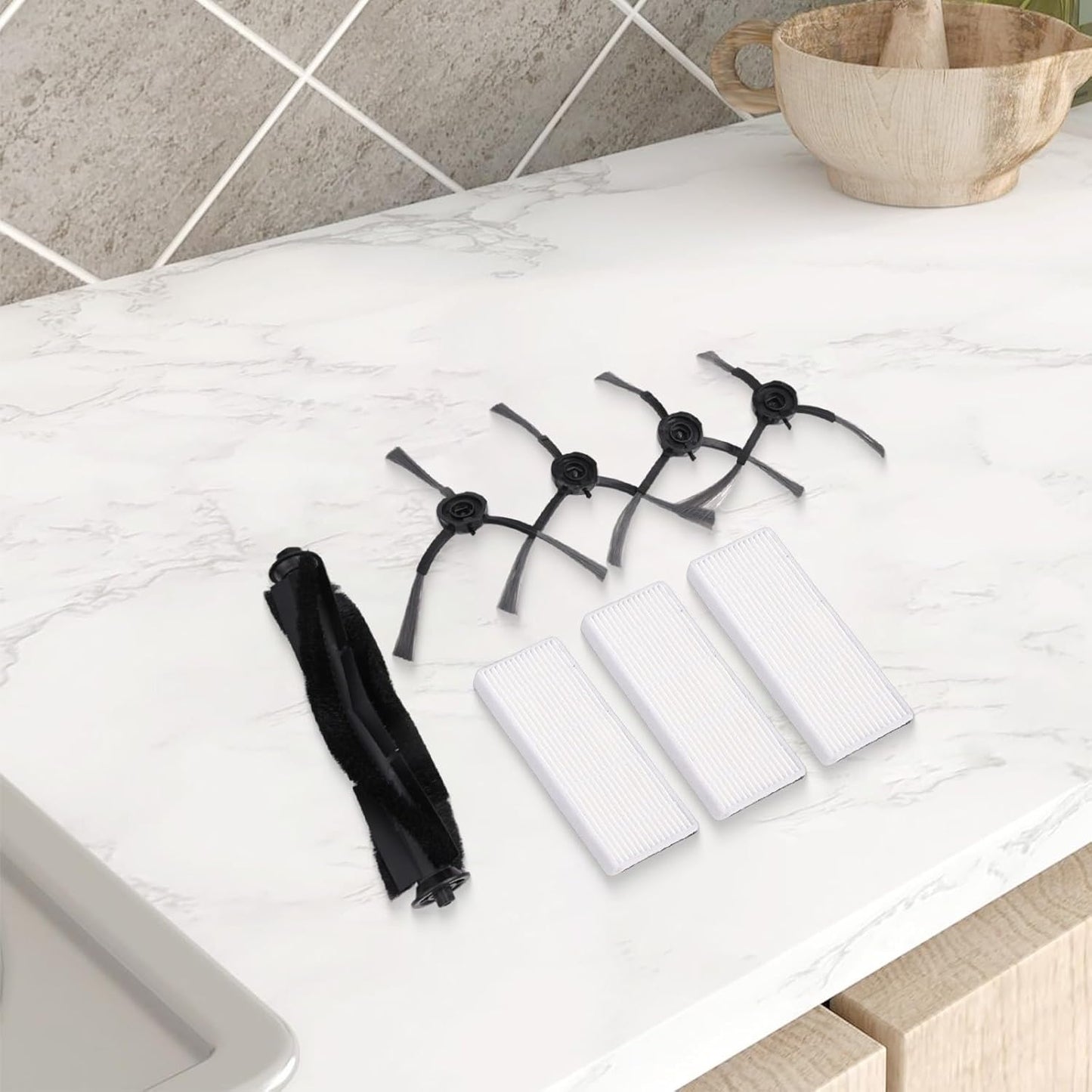 Robot Cleaning Essentials Pacchetto Spazzole principali e laterali Plus Filtrazione per Arnagar S8 Pro
